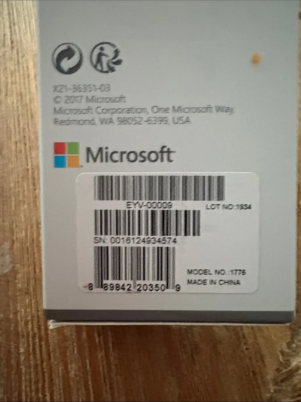 Microsoft Surface Pen Stylet Pluma- Silver/Gray New